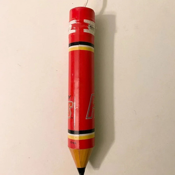 Calgary Flames NHL Logo Pencil Shaped Pencil Case - Picture 12 of 15